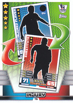 Injury 2014/15 Topps Match Attax Tactic card #T5